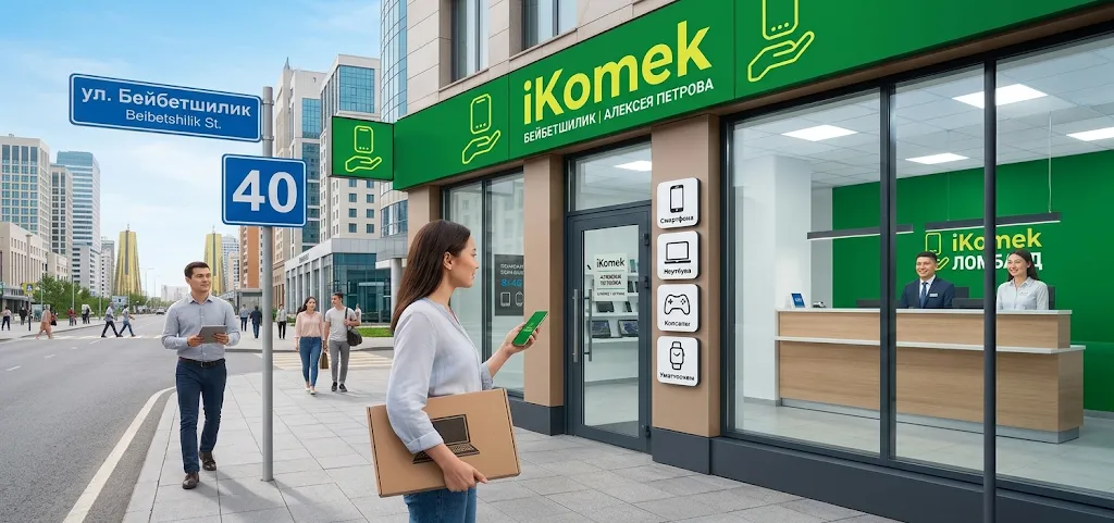 iKomek теперь в Астане: открылись филиалы ломбарда цифровой техники